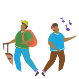 People enjoying meaningful travel time together