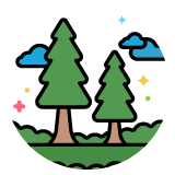 Quiet nature destination