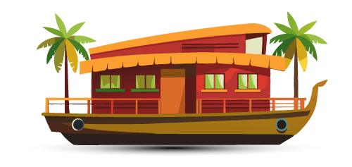 Surya Lanka traditional houseboat
